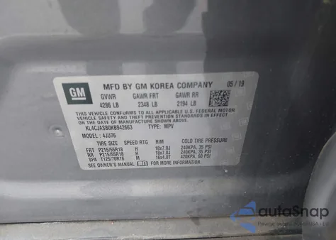 2019 Buick Encore Fwd Preferred from USA, damaged, VIN KL4CJASB0KB942663